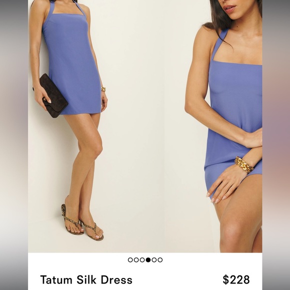 Reformation Tatum Silk Dress - Picture 2 of 3
